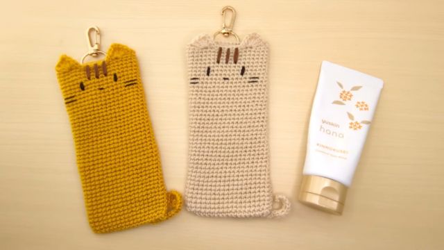 【かぎ針編み】ネコのハンドクリームケースの編み方｜まとめ