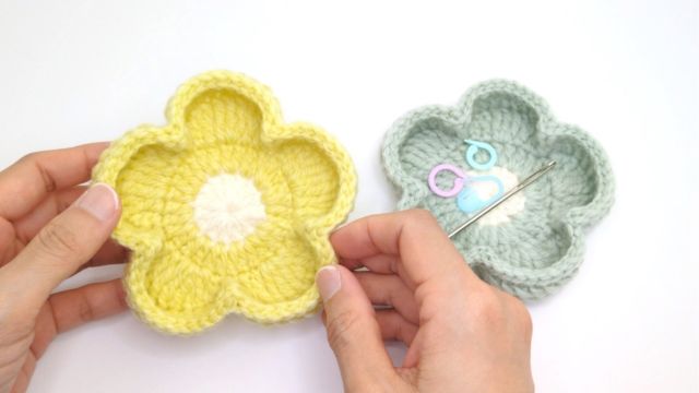 【かぎ編み】お花の小物入れ*編み図あり |まとめ