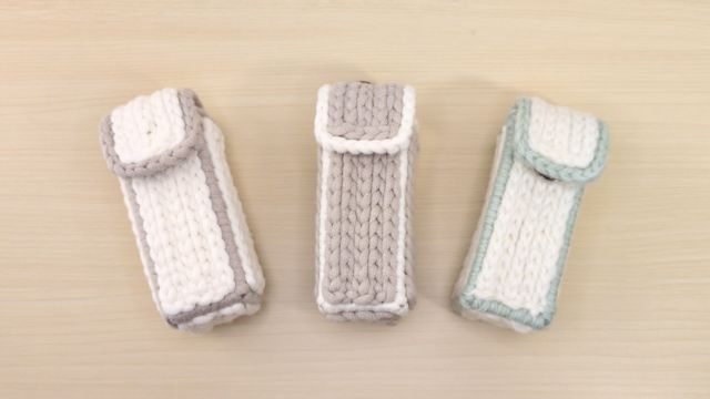 編みつけネットのリップケース｜まとめ